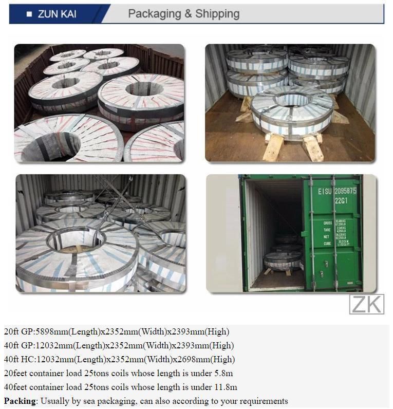 Gi/Gl/Zinc Coated Cold Rolled Hot Dipped Galvanized Steel Coil/Sheet/Plate/Strip