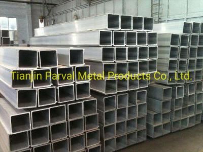 Hot Rolled/Cold Rolled 347 Stainless Pipe Hollow ERW Extruded Tube Welded Square Steel Pipe Rectangular Tube Use for Architectural Decoration