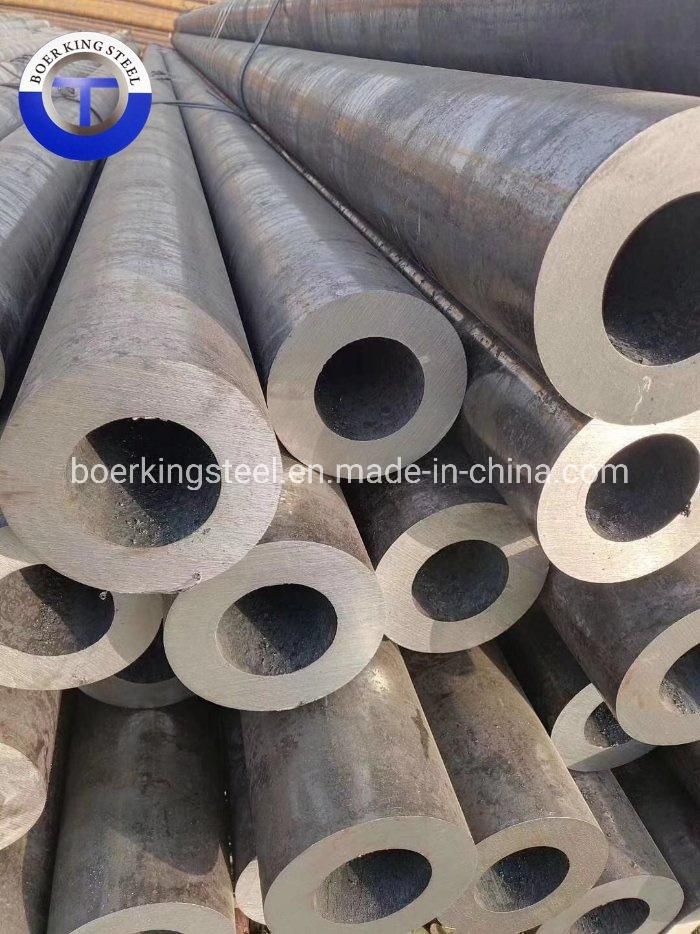 Ms Smls ASTM A106 Gr. B Large Diameter Thick Wall Black Carbon Seamless Steel Pipe for Machining