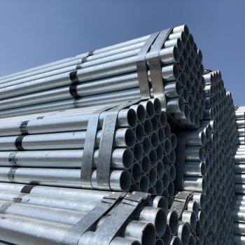 ASTM A53 A106 API 5L Gr. B Ms/Gi/Oiled/Painted Hollow Section Carbon ERW Steel Pipe Welded Round Pipe