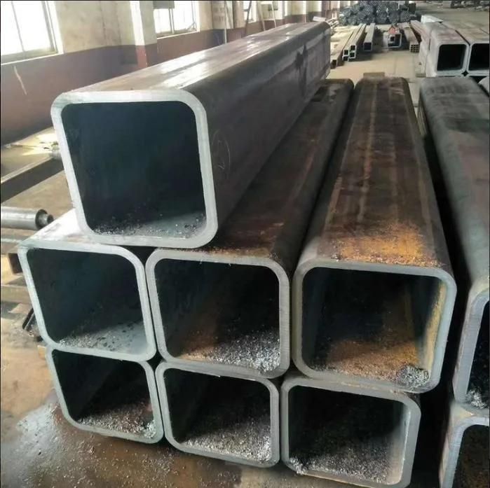 ASTM A500 Q235 S235jr S355jr Cold Rolled / Hot Rolled Black Annealed ERW Welded Hollow Section Square Steel Pipe