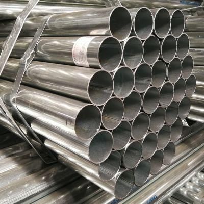 ERW Carbon Threaded Gi Pipe Galvanized Round Steel Pipe with Plastic Cap and Iron Protector Tube