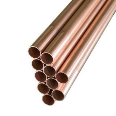 Straight ASTM C10100 C10200 Copper Tube / Copper Pipe