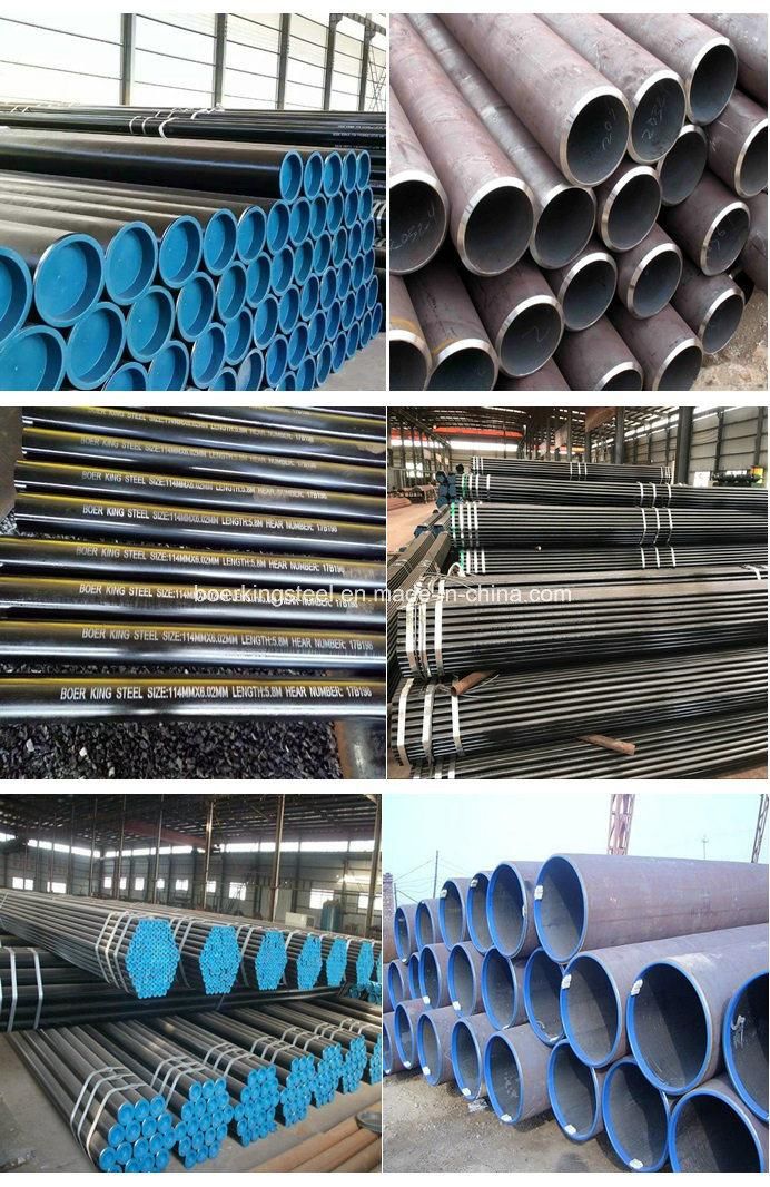 Q235 Q345 API 5L ASTM A53 Round Black Carbon ERW Weld Steel Pipe