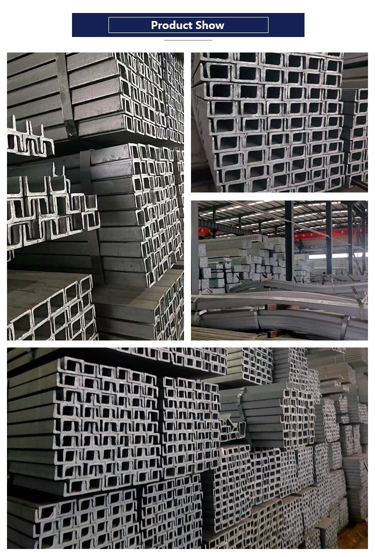 Galvanized Steel U Channel 6m JIS Standard Hot Rolled C Channel Beam