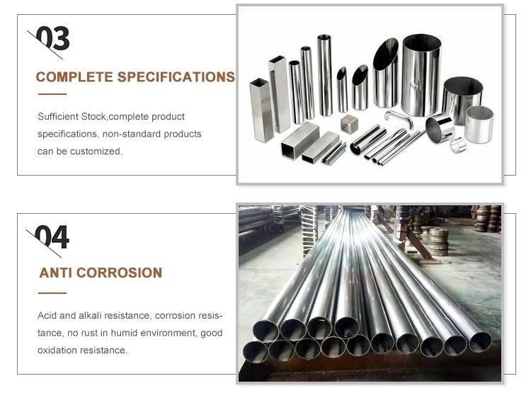 316L Tube/Stainless Steel Pipe/Stainless Steel Round Pipe/Stainless Steel Pipe Price in Pakistan/ASTM Standard/Made in China Factory Cheap Price