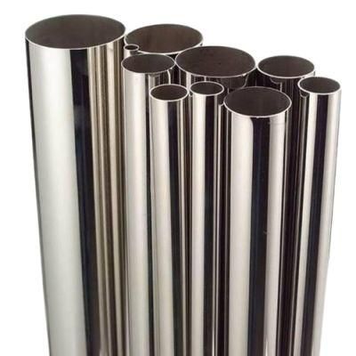 Round Stainless Steel Pipe ASTM A270 A554 SS304 316L 316 310S 440 1.4301 321 904L 201 Square Pipe Inox Ss Seamless Tube