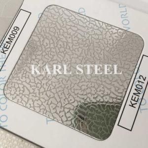 Stainless Steel Kem012 Embossed Sheet for Decoration Materials
