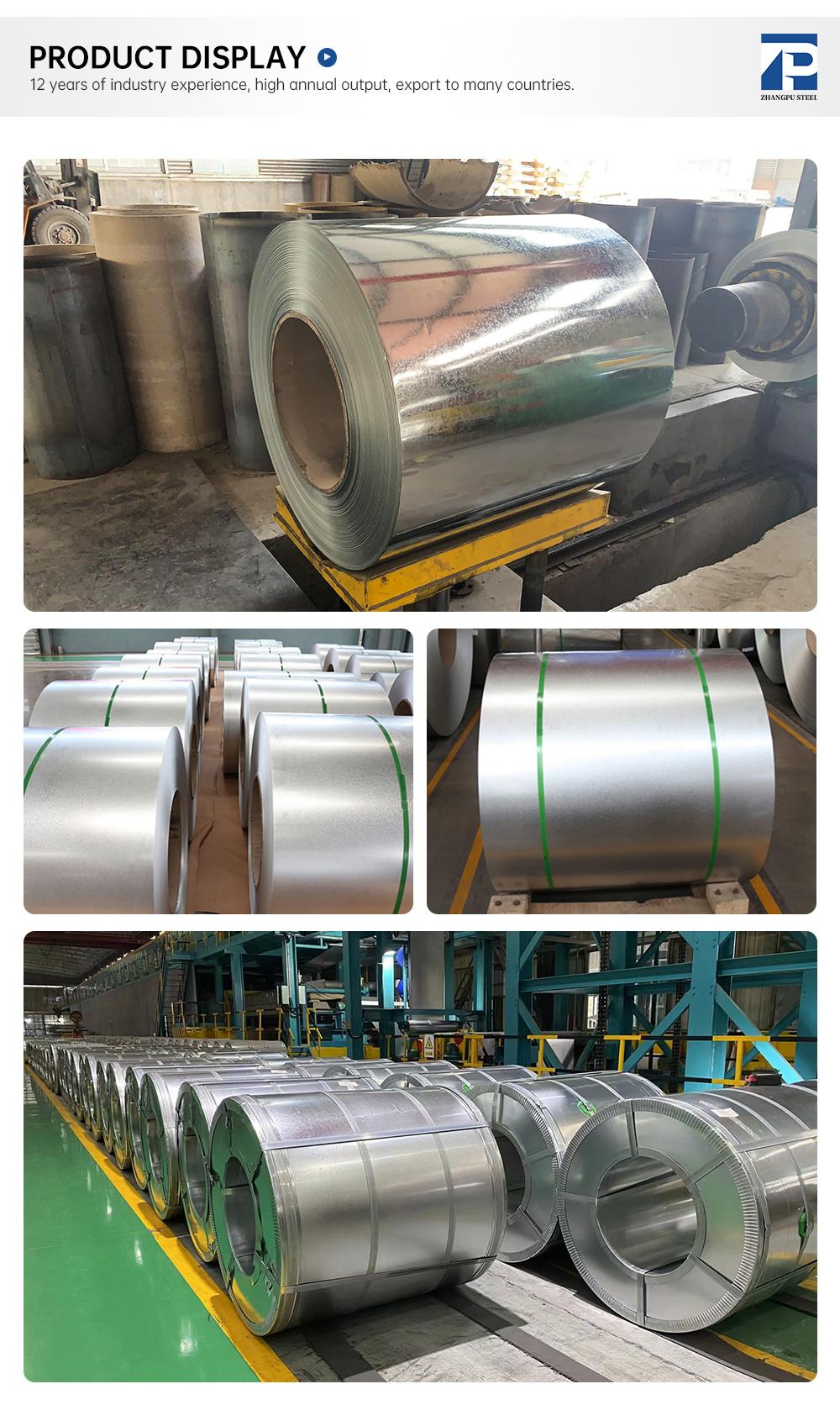 China Manufacturer JIS ASTM Dx51d Az150 Galvalume Cold Rolled Sheets Coils Hot DIP SGCC Z275 Galvanized Steel Strip Gl Gi