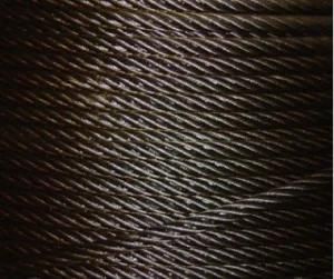 Ungalvanized Steel Wire Rope 6X36 Tensile Strength 1770MPa