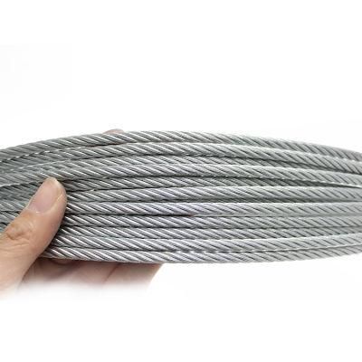 Stainless Steel Wire Rope 7*19 Rope Wire Alambre Galvanizado