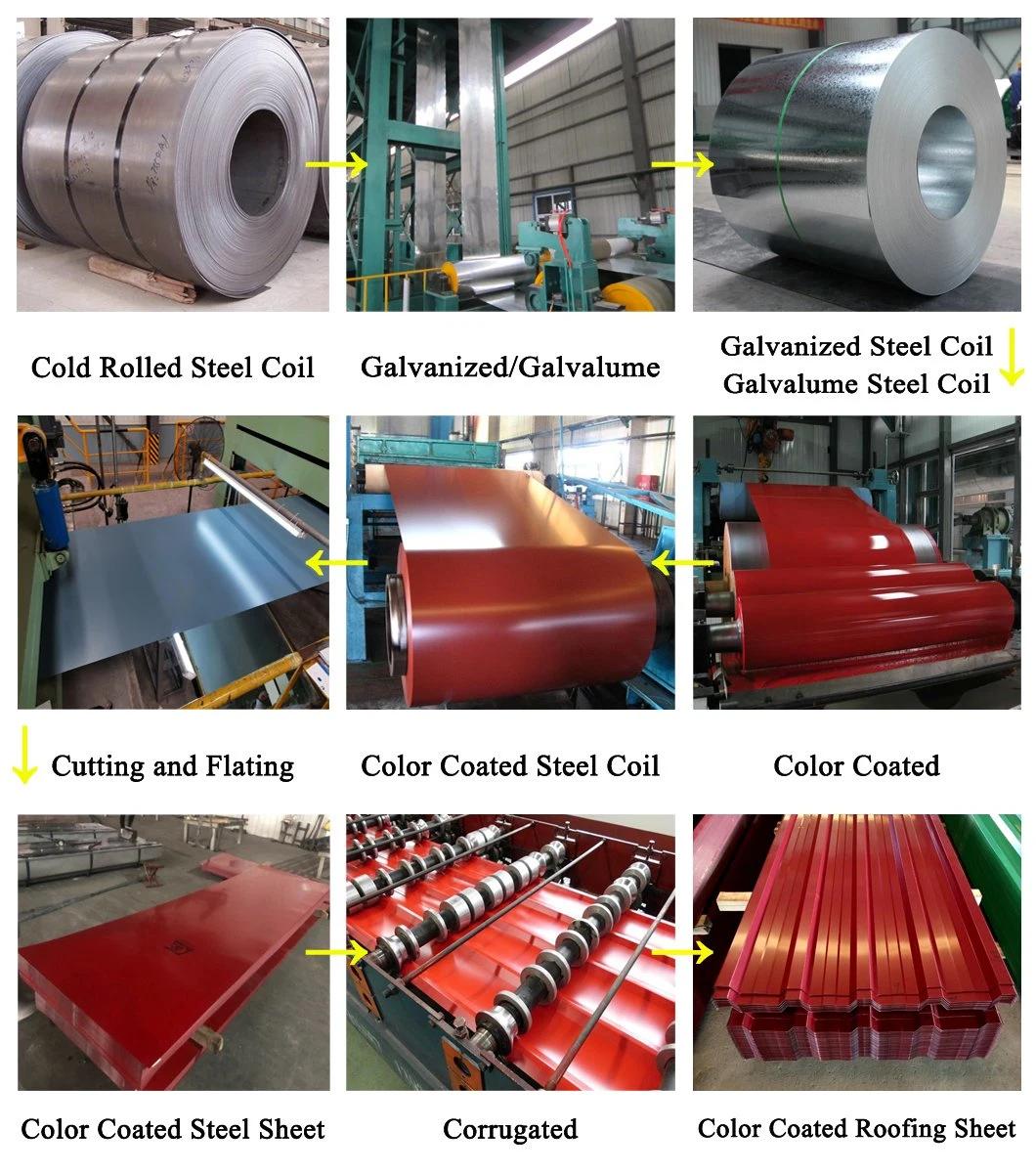 Color Coated Prepainted Galvanized Metal Corrugated Roofing Sheet