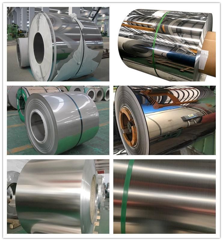 ASTM AISI 304 316L 430 2b Ba Satin Brush Finish Stainless Steel Coil