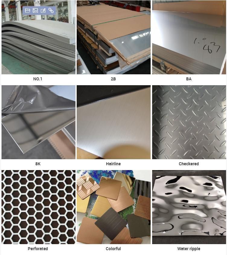Factory Supply 304L 316L Stainless Steel Decorative Water Ripples Sheet