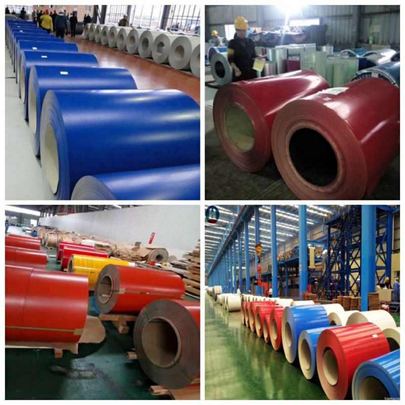 AISI Cold Rolling Galvanized Prepainted Gi Steel Coil S220gd S250gd PPGI Color Coated Roll Coils G550 Q345 with Supply Price