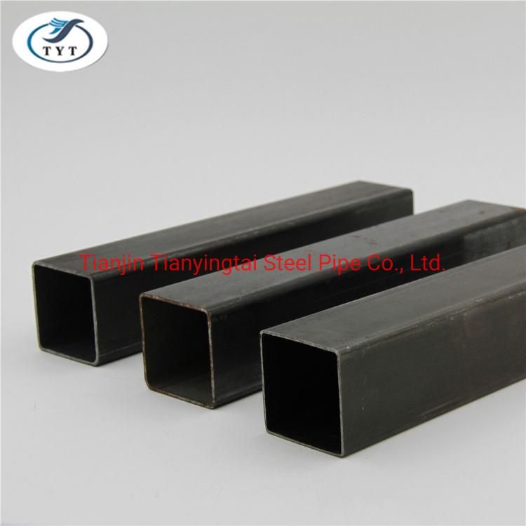 Black Square Tube Q235 Steel Pipe Square Hollow Section