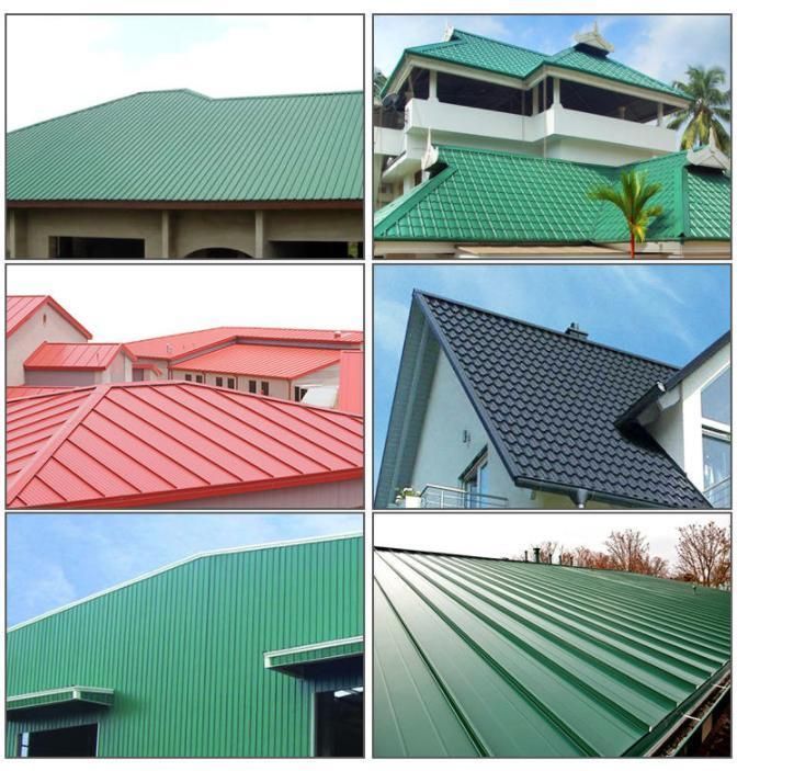 Building Material Bwg34 Color Coated Prepainted Galvanized Corrugated Roof PPGI Steel Roofing Sheet