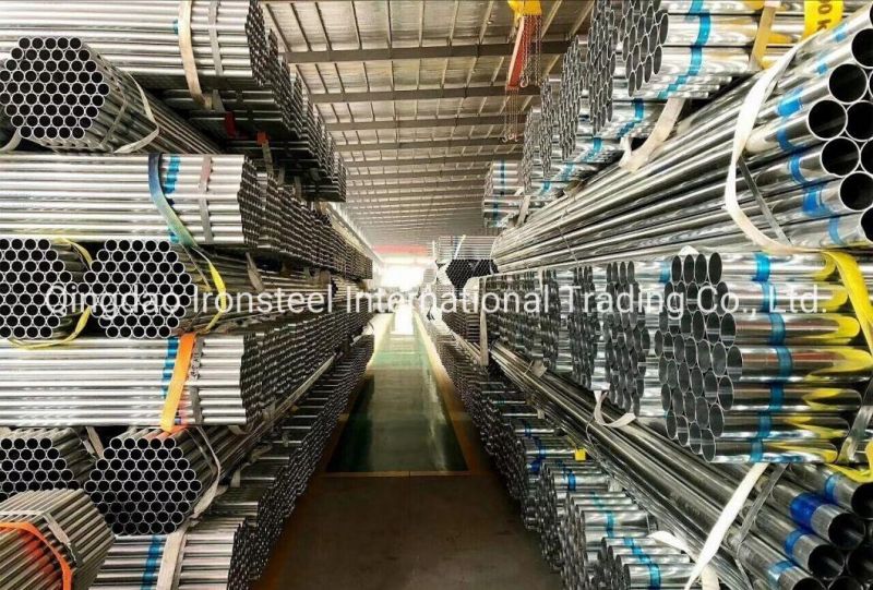 3′′xsch40 ASTM A53 Gr. B Hot DIP Galvanized Seamless/Welded Steel Pipe HDG Pipe