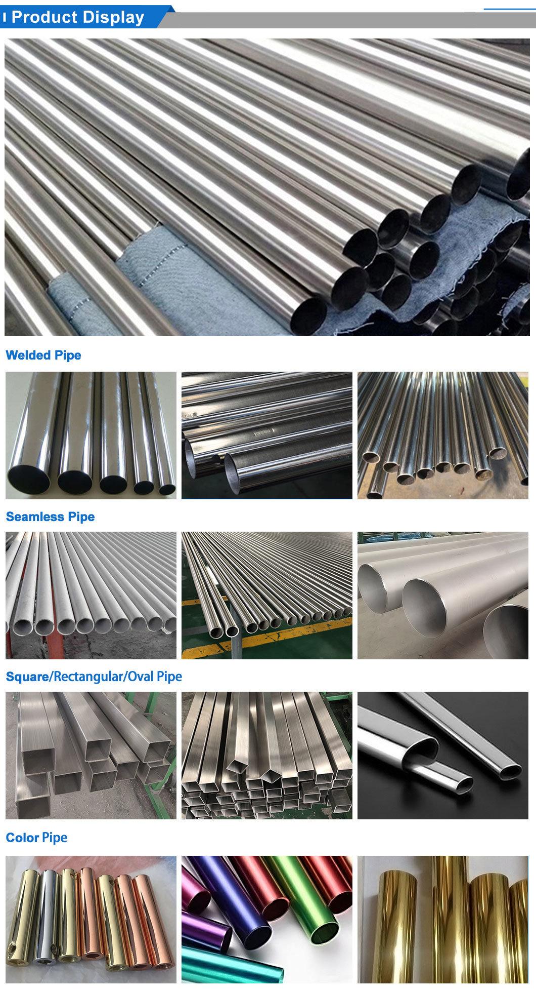 Ss 304 321 316 310S Stainless Steel Tubes Manufacturer Welded Round Pipes