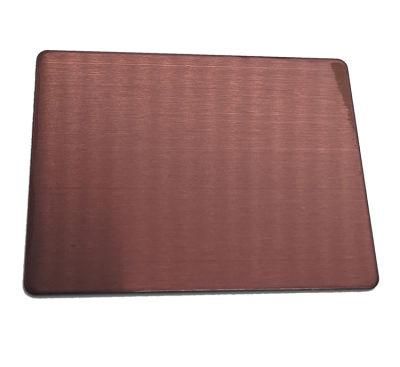 Taiyuda2 Group 500 mm Vibration Purple Coating 2b/Ba Vibration Decoration 4X8 Inox Austenitic Stainless Steel Sheet