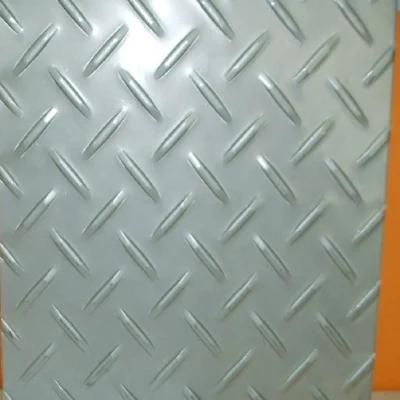 JIS SUS201 Hot Rolled 3mm Checkered Plate Anti-Slip Steel Plate