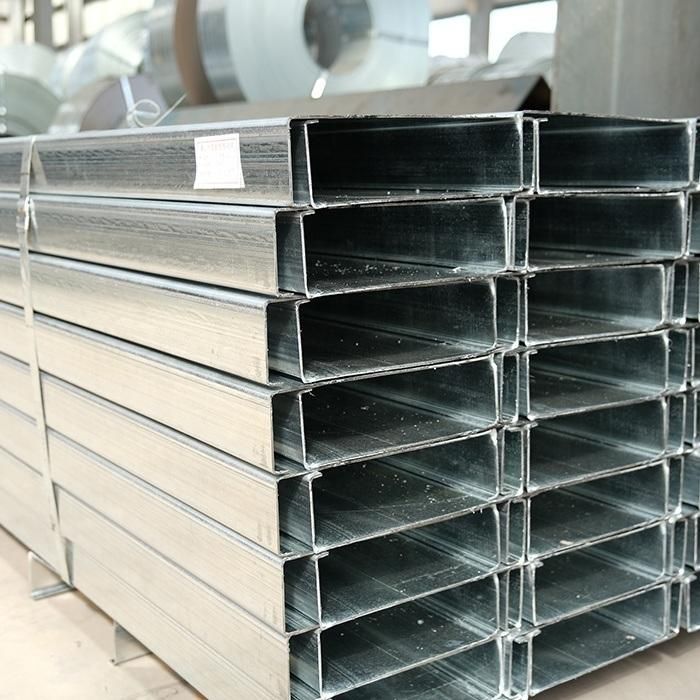 Hot Rolled Ms C Channel Steel Price Galvanized Steel C Channel Purlins