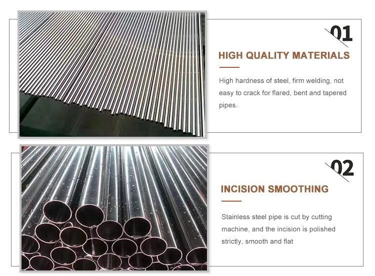 Hot/Cold Rolled ASTM AISI 2205 2507 904L Welded Seamless Stainless Steel Pipe/Tube for Building Material