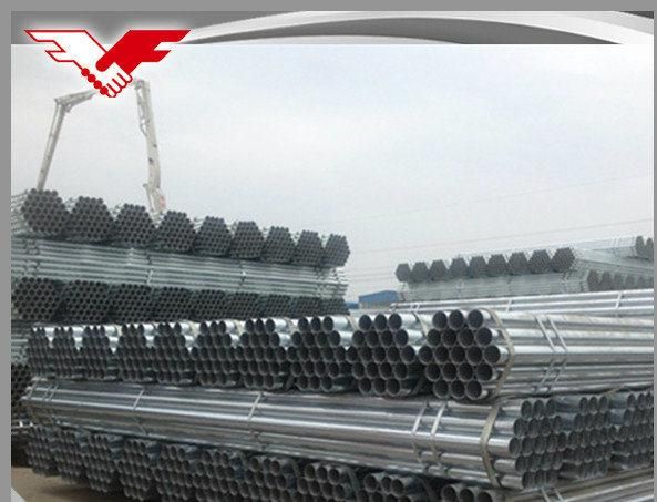 En39/ BS1387/ ASTM A53 Hot Dipped Galvanized Steel Pipes Used for Liquid Transport and Construction