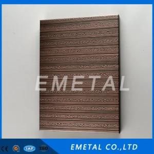 Inox Cold Rolled 201 304 PVD Color Plating Mirror Etched Pattern Finish Stainless Steel Sheet/Plate