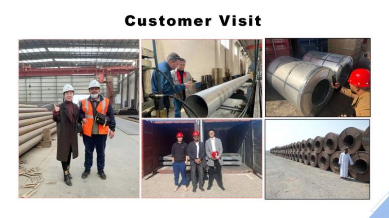 Factory Price Black Iron Round Mild ERW Steel Pipe Welded Pipes and Tubes Cheap