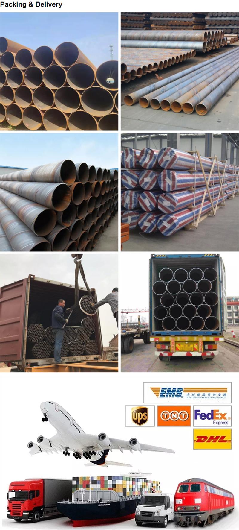 Spiral Steel Duct Pipe ERW Welding Black Steel Tube Production Line