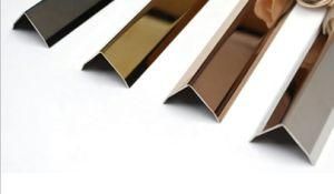 Stainless Steel Wall Profile Edge Trim Corner Guard Tile Decoration Trim L Shape