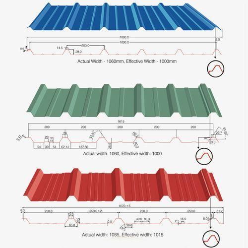 High Quality Colored Corrugated Steel Plate for Building