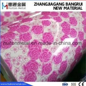 Interior Decoration Flower Printed Stainless Steel Coil