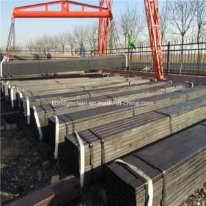 China Factory Ms ERW Welded Black Carbon Square Rectangular Hollow Section Steel Pipe Tube