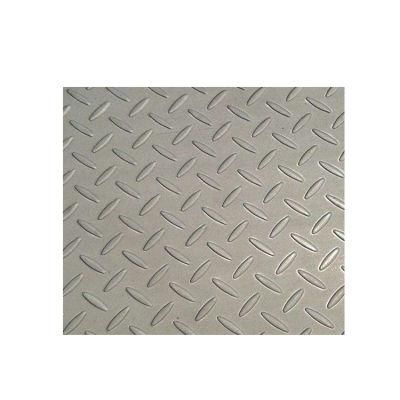 SS304 Anti-Slip High Strength Checkered Embossed Stainless Steel Plate