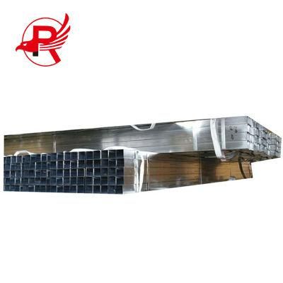 A36 Gi Prepainted Zinc Layer 50g 100g 257g BS1387 100X100 Size Customizable Galvanized Steel Square Tube Pipe From Chinese Manufacturer