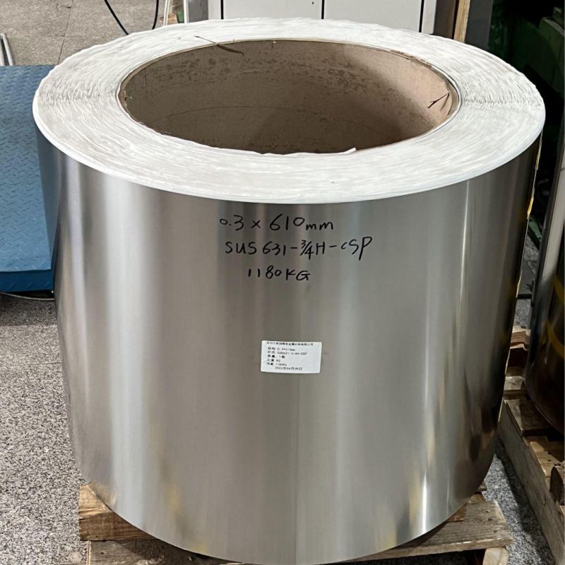Manufacturer ASTM S17700 S15700 AISI SUS 630 631 632 Cold Rolled Stainless Steel Sheet Coil Strip Slitting Customized Size