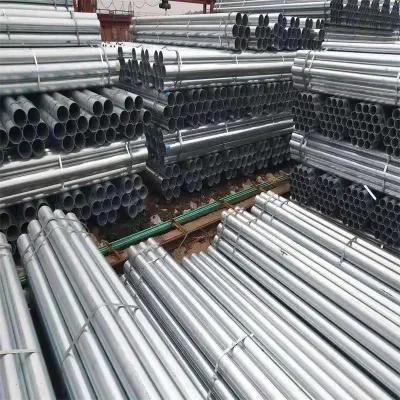 Hot Dipped DN20 DN100 70um Zinc Galvanized Round Steel Seamless Pipes