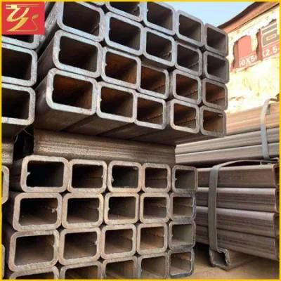 China Black Square Steel Pipe Seamless, Black Iron Square Tube