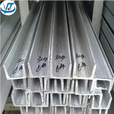 AISI304 SUS304 Stainless Steel Channel with SGS Certificate