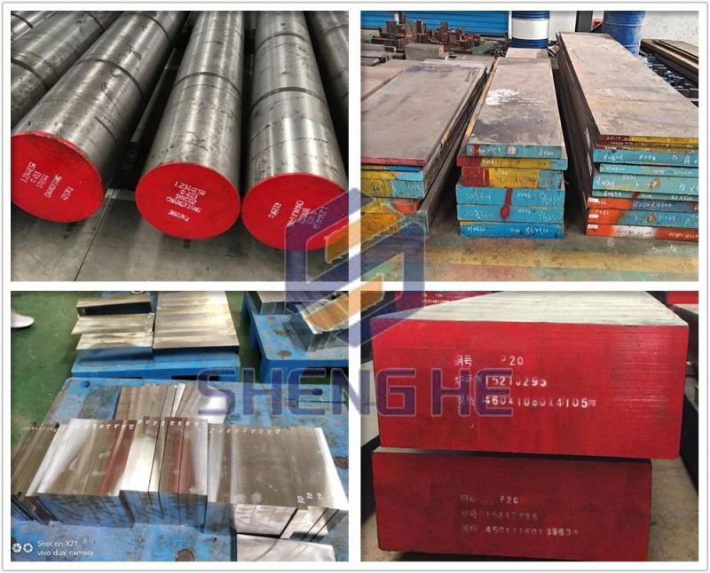 P21/1.2796/Nak80 ESR Forged Steel Round Bar/Eaf Hot Rolled Steel Flat Bar/Machined/Grinded Mold Steel Plate