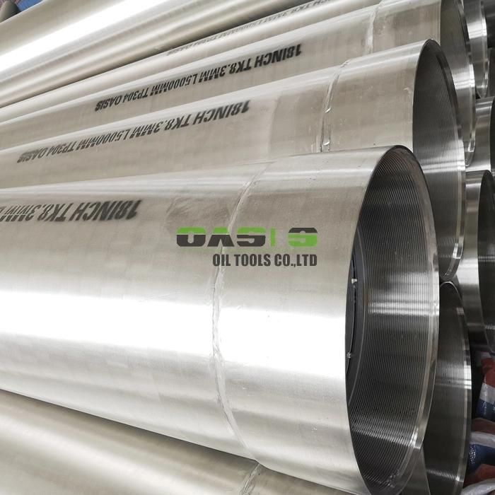 Stainless Steel 316L Seamless Pipe/Tube with Male-Female Thread for Deep Well Drilling