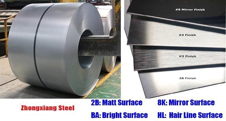 Cold Rolled Hot Rolled Stainless Steel Coil 201 304 316L 430 1.0mm Thick Full Hard Stainless Steel Coils Metal Plate Roll Price No. 4 Surface