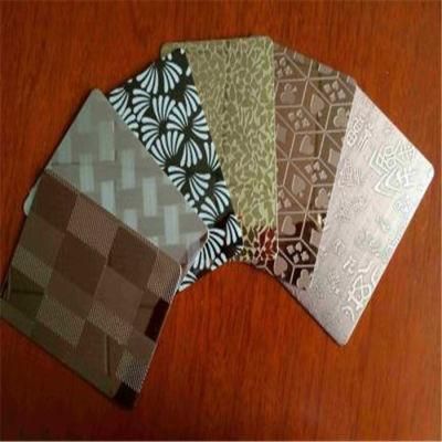 Cheap Factory Price High Quality 304 Stainless Steel Embossed Etched Sheets for Lifts Decoration