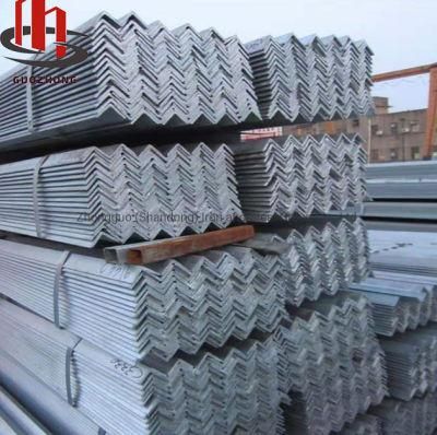Angles Steel Angle Guozhong Hot-DIP Galvanized Q235A ASTM A283m 6m 9m 12m Angle Bar
