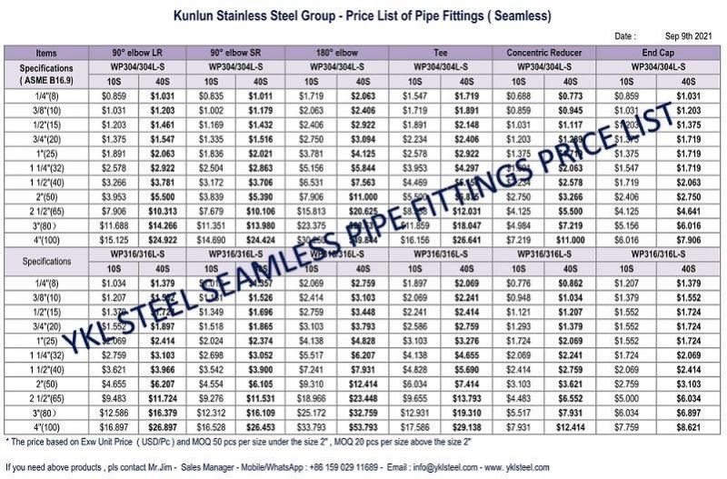 High Quality Stainless Steel Fittings