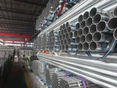BS1387 Hot Galvanized Steel Pipe Water/Gas Construction Pipes Hot Dipe Galv