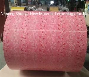 Interior Decoration Flower Printed Stainless Steel Coil