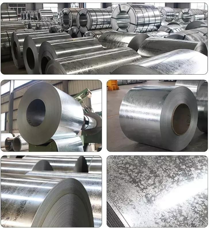 JIS ASTM Dx51d Z40 Z80 Z100 Z120 Z180 Z200 Z275 G40 30mm Cold Hot Rolled Prepainted Electro Hot DIP Galvanized Carbon Steel Coil